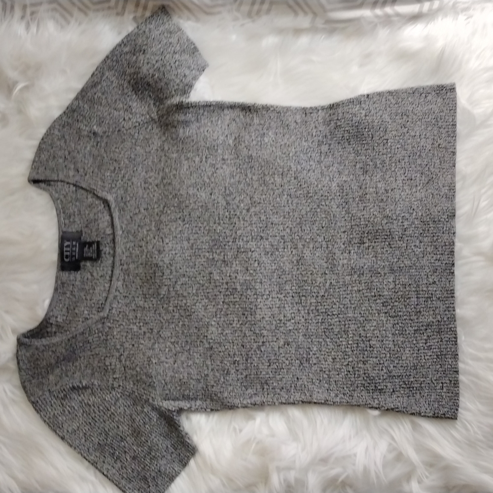 City Silk knitwear top Sz M
